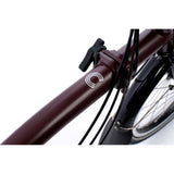 Faltrad Brompton C Line Mid Red Plum 12-Gang